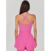 image:imageANRABESS Tennis Dress for Women Athletic Romper One Piece Shorts SummerHot Pink