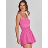 image:imageANRABESS Tennis Dress for Women Athletic Romper One Piece Shorts SummerHot Pink