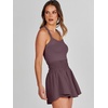 image:imageANRABESS Tennis Dress for Women Athletic Romper One Piece Shorts SummerPurple Brown
