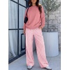 image:imageANRABESS Two Piece Sets for Women Gingham Pants Lounge SetPink