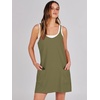 image:imageANRABESS Women Athletic Dress Summer Tennis Workout Built in ShortsArmy Green