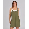 image:imageANRABESS Women Athletic Dress Summer Tennis Workout Built in ShortsArmy Green