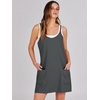 image:imageANRABESS Women Athletic Dress Summer Tennis Workout Built in ShortsDeep Gray