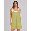 image:imageANRABESS Women Athletic Dress Summer Tennis Workout Built in ShortsLight Green