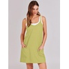 image:imageANRABESS Women Athletic Dress Summer Tennis Workout Built in ShortsLight Green