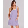 image:imageANRABESS Women Athletic Dress Summer Tennis Workout Built in ShortsLight Purple