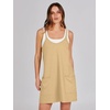image:imageANRABESS Women Athletic Dress Summer Tennis Workout Built in ShortsLight Yellow