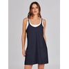 image:imageANRABESS Women Athletic Dress Summer Tennis Workout Built in ShortsNavy Blue