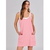 image:imageANRABESS Women Athletic Dress Summer Tennis Workout Built in ShortsPink