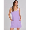 image:imageANRABESS Women Athletic Dress Summer Tennis Workout Built in ShortsPurple