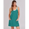 image:imageANRABESS Women Athletic Dress Summer Tennis Workout Built in ShortsTeal