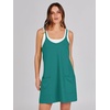 image:imageANRABESS Women Athletic Dress Summer Tennis Workout Built in ShortsTeal