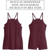 image:imageANRABESS Women Athletic Dress Summer Tennis Workout Romper Built in ShortsBurgundy