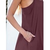 image:imageANRABESS Women Athletic Dress Summer Tennis Workout Romper Built in ShortsBurgundy