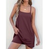 image:imageANRABESS Women Athletic Dress Summer Tennis Workout Romper Built in ShortsBurgundy