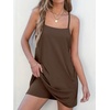 image:imageANRABESS Women Athletic Dress Summer Tennis Workout Romper Built in ShortsDeep Brown