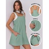 image:imageANRABESS Women Athletic Dress Summer Tennis Workout Romper Built in ShortsGrey Green