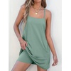 image:imageANRABESS Women Athletic Dress Summer Tennis Workout Romper Built in ShortsGrey Green