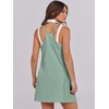image:imageANRABESS Women Athletic Dress Summer Tennis Workout Romper Built in ShortsGrey Green