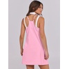 image:imageANRABESS Women Athletic Dress Summer Tennis Workout Romper Built in ShortsLight Pink