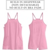 image:imageANRABESS Women Athletic Dress Summer Tennis Workout Romper Built in ShortsLight Pink