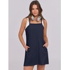 image:imageANRABESS Women Athletic Dress Summer Tennis Workout Romper Built in ShortsNavy Blue