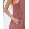 image:imageANRABESS Women Athletic Dress Summer Tennis Workout Romper Built in ShortsRust Red