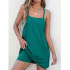 image:imageANRABESS Women Athletic Dress Summer Tennis Workout Romper Built in ShortsTeal Green