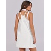 image:imageANRABESS Women Athletic Dress Summer Tennis Workout Romper Built in ShortsWhite