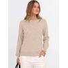 image:imageANRABESS Women Long Sleeve Rolled Neck Fall Lightweight Sweaters TopAlmond