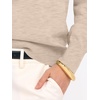 image:imageANRABESS Women Long Sleeve Rolled Neck Fall Lightweight Sweaters TopAlmond