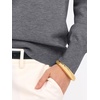 image:imageANRABESS Women Long Sleeve Rolled Neck Fall Lightweight Sweaters TopDark Grey
