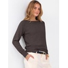image:imageANRABESS Women Long Sleeve Rolled Neck Fall Lightweight Sweaters TopDeep Taupe