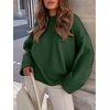image:imageANRABESS Women Oversized Cozy Knit Sweaters 2026 Fall Fashion OutfitsArmy Green