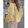 image:imageANRABESS Women Oversized Cozy Knit Sweaters 2026 Fall Fashion OutfitsBeige Yellow