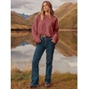image:imageANRABESS Women Oversized Cozy Knit Sweaters 2026 Fall Fashion OutfitsBirck Red