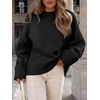 image:imageANRABESS Women Oversized Cozy Knit Sweaters 2026 Fall Fashion OutfitsBlack