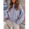 image:imageANRABESS Women Oversized Cozy Knit Sweaters 2026 Fall Fashion OutfitsBright Purple