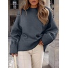 image:imageANRABESS Women Oversized Cozy Knit Sweaters 2026 Fall Fashion OutfitsDark Grey