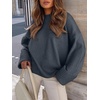 image:imageANRABESS Women Oversized Cozy Knit Sweaters 2026 Fall Fashion OutfitsDark Grey