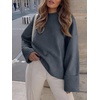 image:imageANRABESS Women Oversized Cozy Knit Sweaters 2026 Fall Fashion OutfitsDark Grey