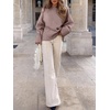 image:imageANRABESS Women Oversized Cozy Knit Sweaters 2026 Fall Fashion OutfitsGray Purple