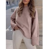 image:imageANRABESS Women Oversized Cozy Knit Sweaters 2026 Fall Fashion OutfitsGray Purple