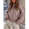 image:imageANRABESS Women Oversized Cozy Knit Sweaters 2026 Fall Fashion OutfitsGray Purple