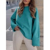 image:imageANRABESS Women Oversized Cozy Knit Sweaters 2026 Fall Fashion OutfitsGreen Blue