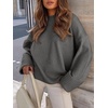 image:imageANRABESS Women Oversized Cozy Knit Sweaters 2026 Fall Fashion OutfitsGrey
