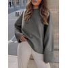 image:imageANRABESS Women Oversized Cozy Knit Sweaters 2026 Fall Fashion OutfitsGrey