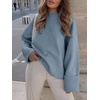 image:imageANRABESS Women Oversized Cozy Knit Sweaters 2026 Fall Fashion OutfitsLake Blue