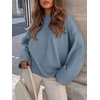 image:imageANRABESS Women Oversized Cozy Knit Sweaters 2026 Fall Fashion OutfitsLake Blue