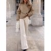 image:imageANRABESS Women Oversized Cozy Knit Sweaters 2026 Fall Fashion OutfitsLight Camel